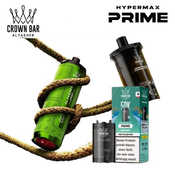 Al Fakher 50K Hypermax Prime Pods alle Sorten